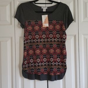 Honey and Lace Marin Tunic Top XS NWT